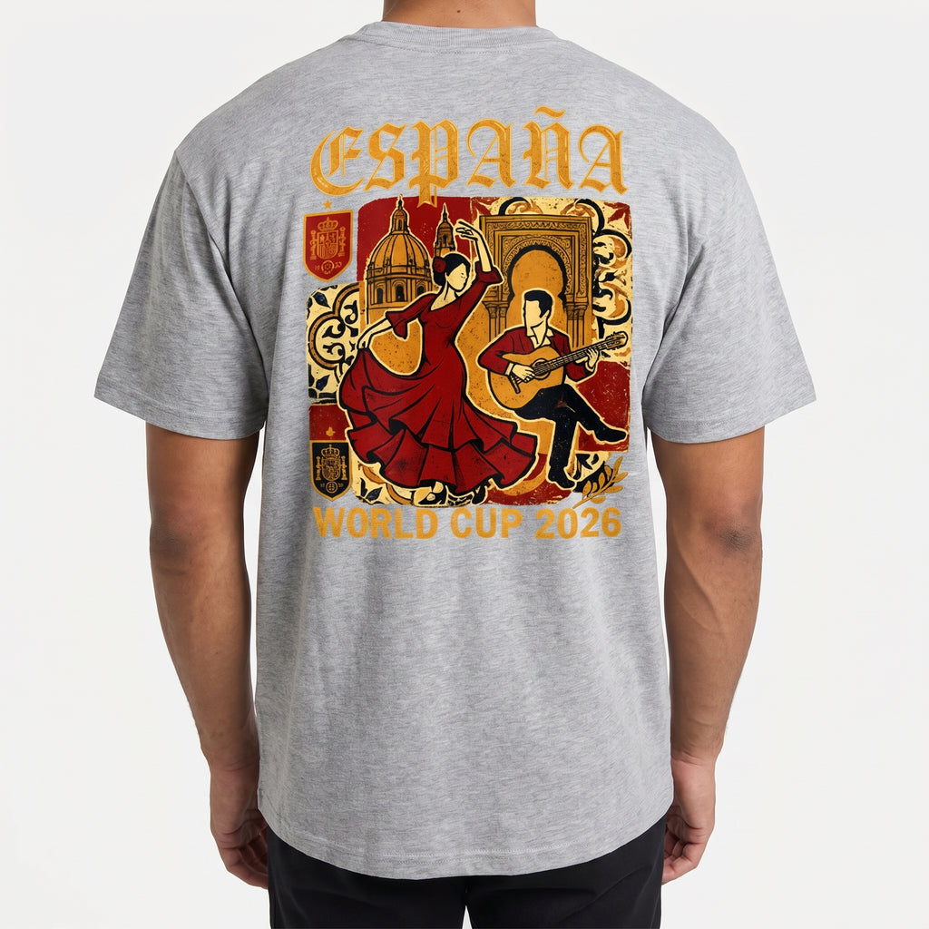 Spain World Cup 2026 T-Shirt | Exclusive Heritage Design | Oversized Fit