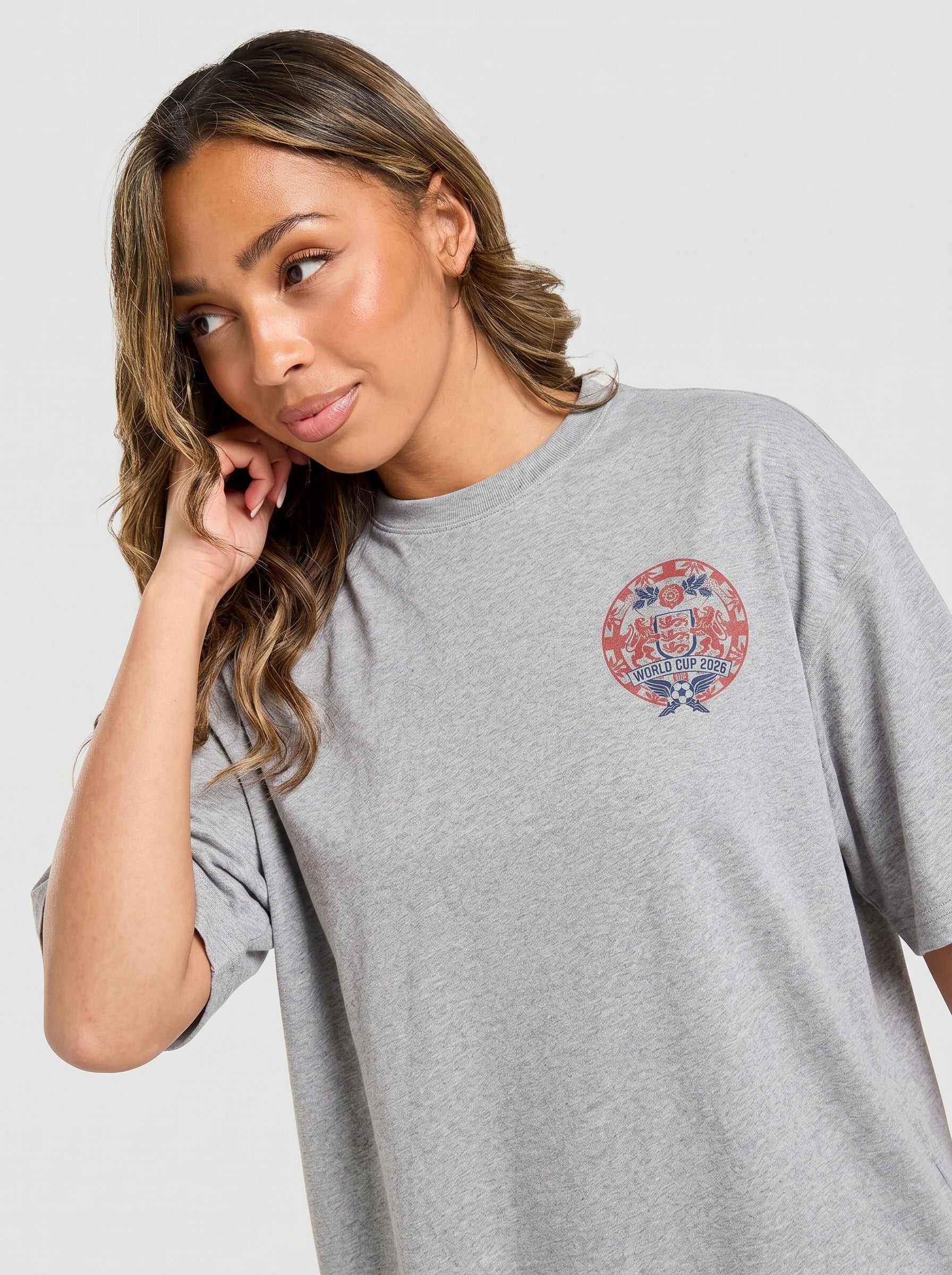 England World Cup 2026 T-Shirt | Heraldic Premium Design | Organic Cotton