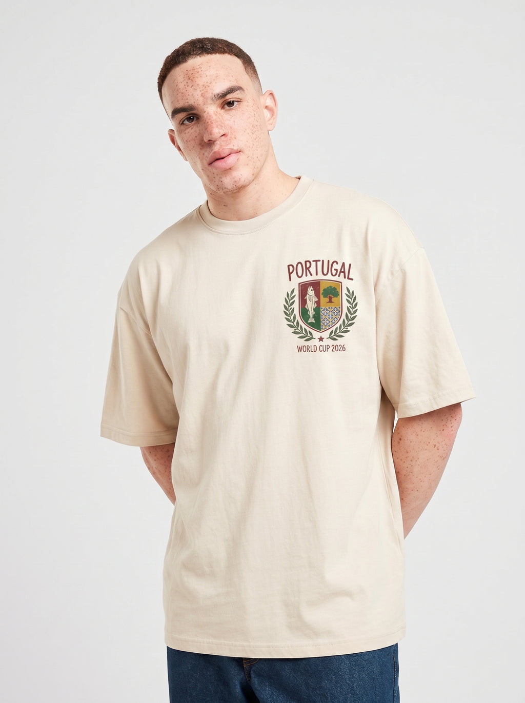 Portugal World Cup 2026 T-Shirt | Exclusive Heritage Design | Oversized Fit