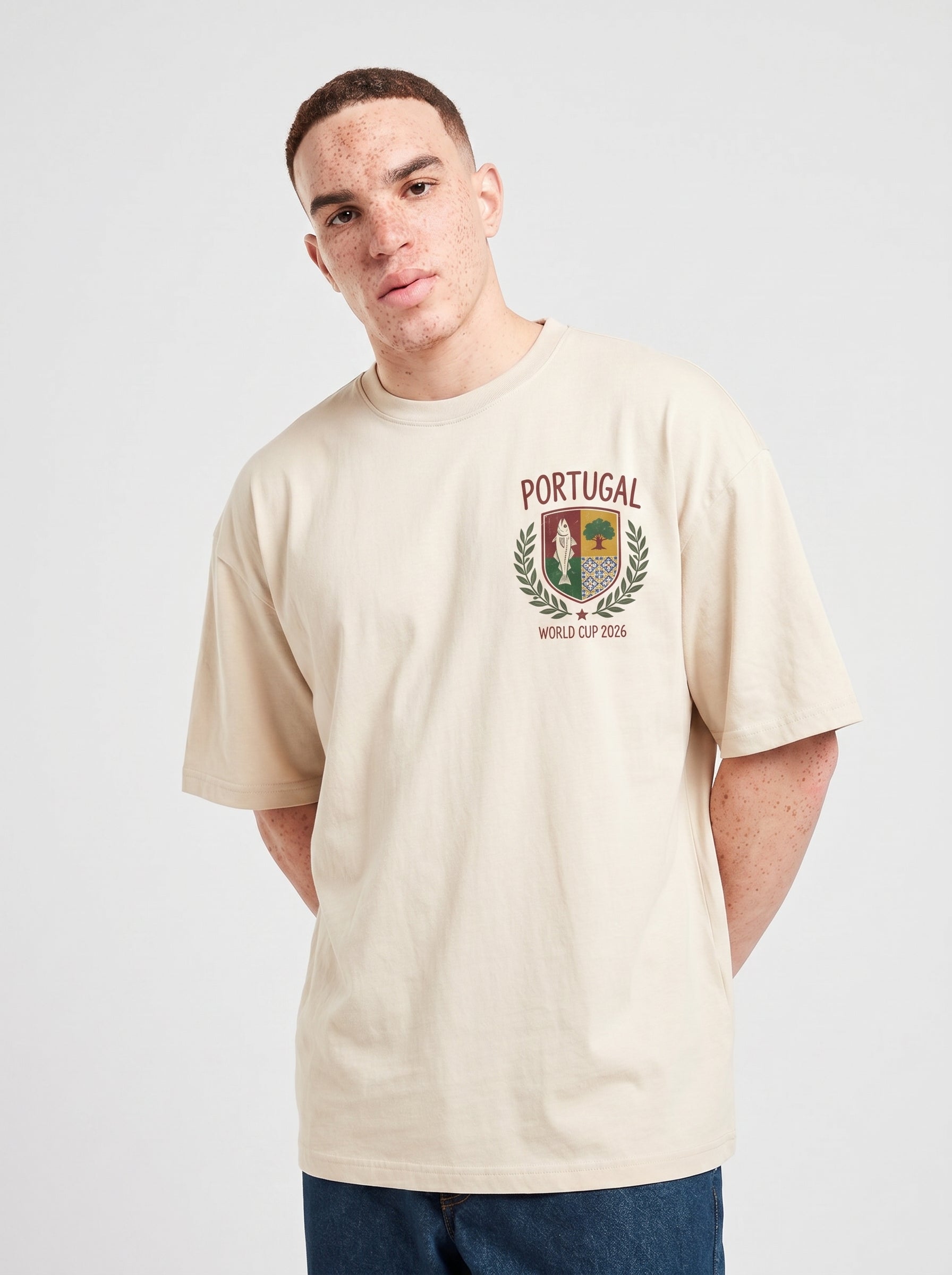 Portugal World Cup 2026 T-Shirt | Exclusive Heritage Design | Oversized Fit